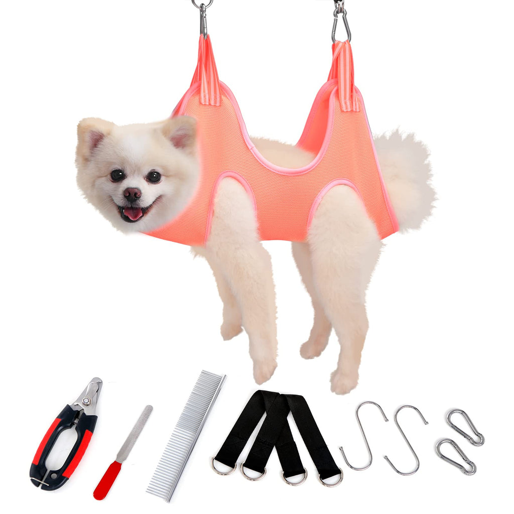 BEST Dog Grooming Hammock, Dog Harness for Nail Trimming, Pet Grooming  Hammock for Medium Dogs with Nail Clippers/Trimmer, Nail File, Dog Leash, Pet  Grooming Hammock & Harness 6 in 1 - Walmart.com